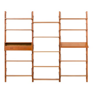 Danish Teak Shelving Unit in the style of Cadovius and Sorensen, 1960s For Sale