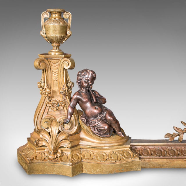 Antique Adjustable Fireplace Fender, English, Bronze, Fire Kerb, Victorian, 1880 For Sale - Image 4 of 12
