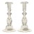 Steuben Teardrop Candlesticks - Pair For Sale