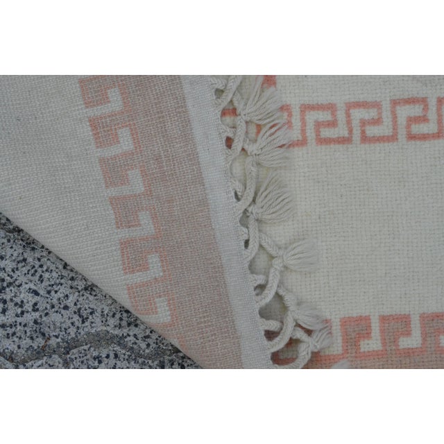Off White Turkish Handmade Area Rug For Sale - Image 9 of 11
