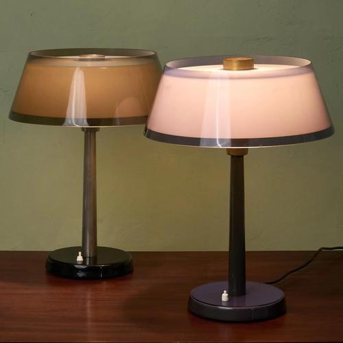 Tuomas Desk Lamp with Purple Shade from Yki Nummi, Finland, 1950s For Sale - Image 9 of 10