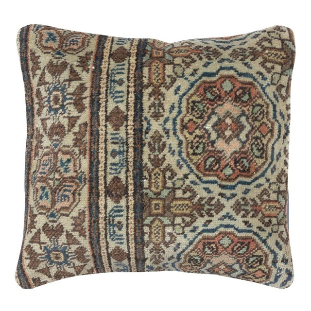 Bring history and warmth into your home with this vintage handmade Turkish wool rug cushion cover set. This pair of...