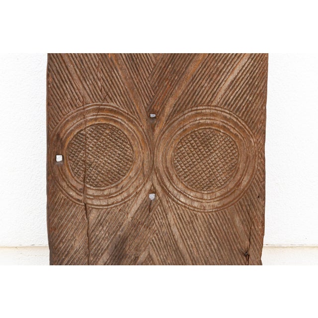 Twin Ring Antique Igbo African Door For Sale - Image 4 of 8