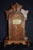 Wood Antique Gilbert Ersa Walnut Parlor Mantel Clock Spider Web Glass With Key For Sale - Image 7 of 18
