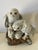 Antique White Gorgeous 1950s Japanese Porcelain Sculpture of Owls on Stand For Sale - Image 8 of 8
