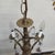 Glass 1960s Brass Pineapple Crystal Four-Light Chandelier For Sale - Image 7 of 17