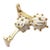Contemporary Vintage! David Webb Yellow Gold White Enamel Ball Spike Cufflinks, Pair For Sale - Image 3 of 9