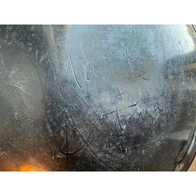 Black Maria Martinez Black Bowl 1940's For Sale - Image 8 of 8