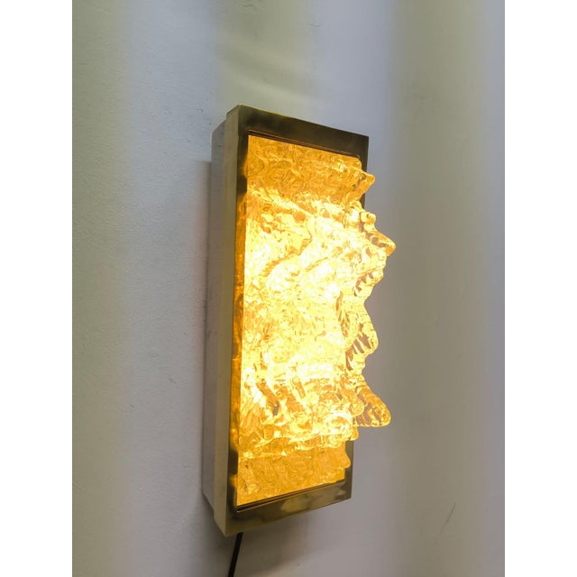 Metal Vintage Ceiling Lamp in Murano Glass, 1960s For Sale - Image 7 of 18