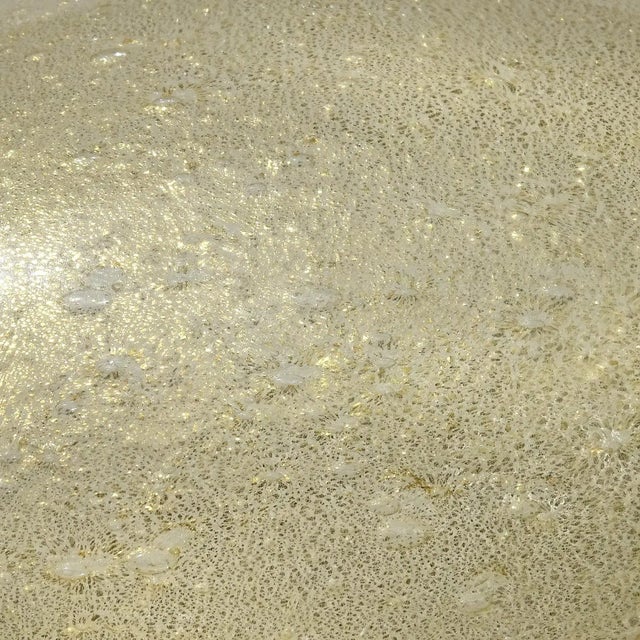 Murano Vintage Gabbiani Pulegoso White Black Gold Leaf Italian Art Glass Bird Duck Sculpture For Sale In Orlando - Image 6 of 9