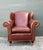 Vintage Baker Milling Road Nailhead Leather Club Chair and Ottoman For Sale - Image 9 of 12