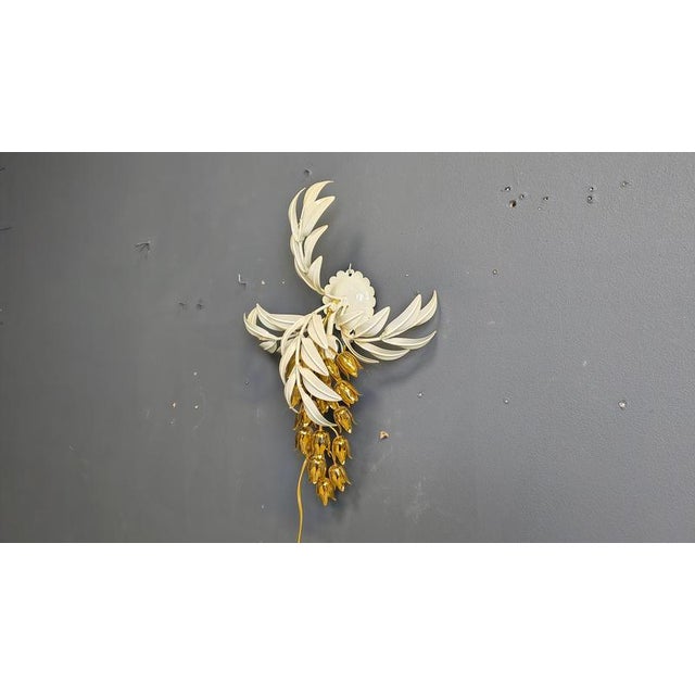 Vintage Floral Wall Lamp from Hans Kögl, 1970s For Sale - Image 15 of 18