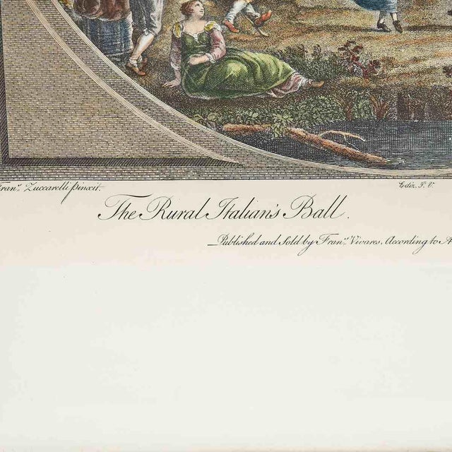 Francesco Bartolozzi, Untitled, 2000s, Watercolor Engravings, Framed, Set of 2 For Sale - Image 4 of 11