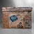 Beige Japanese Tea Chest with Newspaper Paper and Advertisements, 1960s For Sale - Image 8 of 14