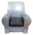 1980's Philippe Starck Richard III Silver Armchair Baleri Italia For Sale