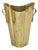 Vintage Sculptural Brass Umbrella Stand With Tassel Rope Handles, 1980s For Sale