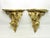Italian Pair of Italian Florentine Giltwood Wall Brackets For Sale - Image 3 of 18