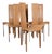 Alice Dining Chairs in Tan Leather attributed to Giorgio Cattelan, Italy, 2000s, Set of 6 For Sale