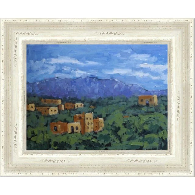 Santa Fe Landscape, Southwestern Oil Painting For Sale - Image 9 of 9