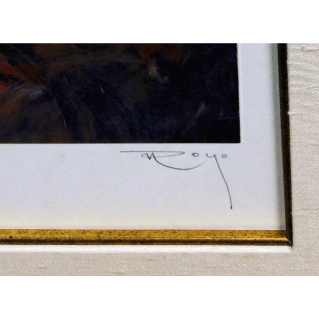 Paper Royo "Cala en Mallorca" Spain, Hand Signed & Numbered Art, Ocean Flower For Sale - Image 7 of 8