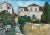 Beautiful landscape of a village in Tuscany, with visual texture from use of color and impasto, by B. Ignacio, c.1950....