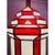 Art Deco 1990s Art Deco White Milk & Red Glass & Bronze Chandelier, Pendant or Lantern For Sale - Image 3 of 18