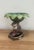 Vintage Majolica Style Ceramic Monkey Pedestal Bowl. Manufactured by CIC RW in China