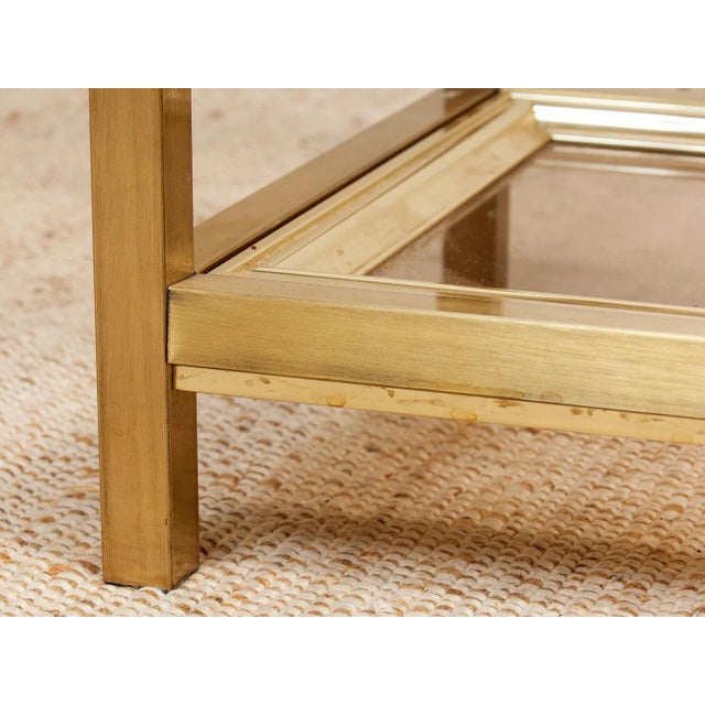 Brass Mastercraft Brass 1970’s Hollywood Regency Entry Table, Attributed For Sale - Image 8 of 9