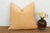 An eight-point star medallion, hand block-printed in white, traces softly across a warm, airy yellow linen ground on this...