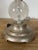 Pair of Hollywood Regency Rock Crystal Stacked Orb Table Lamps - Silver Leaf For Sale - Image 10 of 17