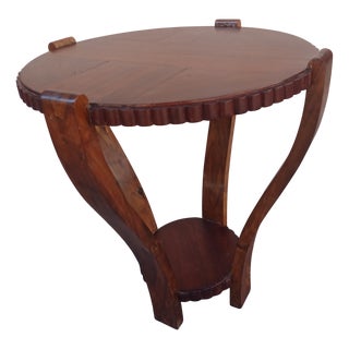 Art Deco Pedestal Table, 1930s For Sale