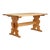 Henning Kjaernulf-Style Oak Trestle Dining Table For Sale