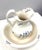 Up for sale is a stunning, extra-large vintage ceramic pitcher and wash basin set manufactured by Cronin's of...