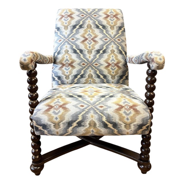 Vintage Spanish Colonial Revival/Monterrey Style Armchair For Sale