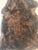 Chocolate Brown Silky Shearling Fur Throw For Sale - Image 4 of 4