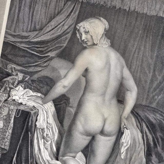 Jacob Van Loo, Bedtime, 1800s, Glass, Wood and Paper For Sale - Image 13 of 15