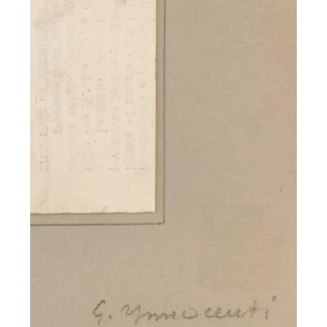 Modern Guglielmo Innocenti, Le poète, Crayon on Paper For Sale - Image 3 of 9