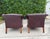 Mid 20th Century Vintage Chesterfield Club Chairs in Oxblood Leather For Sale - Image 5 of 18