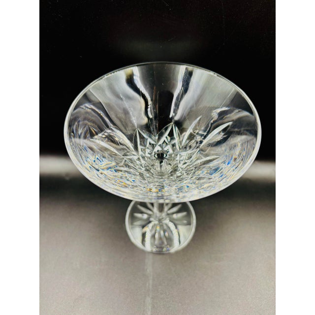 English Late 20th Century Waterford Crystal Lismore Martini Glass For Sale - Image 3 of 12