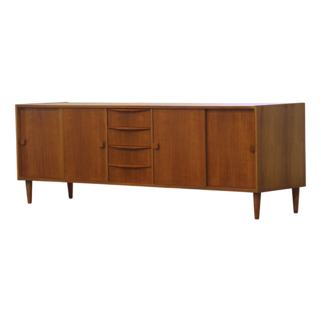 Mid-Century Danish Lowboard in Teak, 1960s For Sale