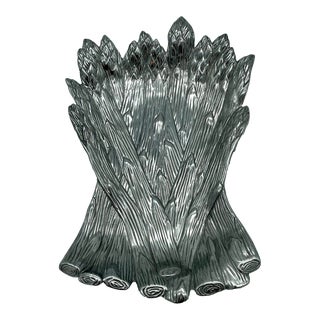 2000s Fitz & Floyd Asparagus Small Serving Dish For Sale
