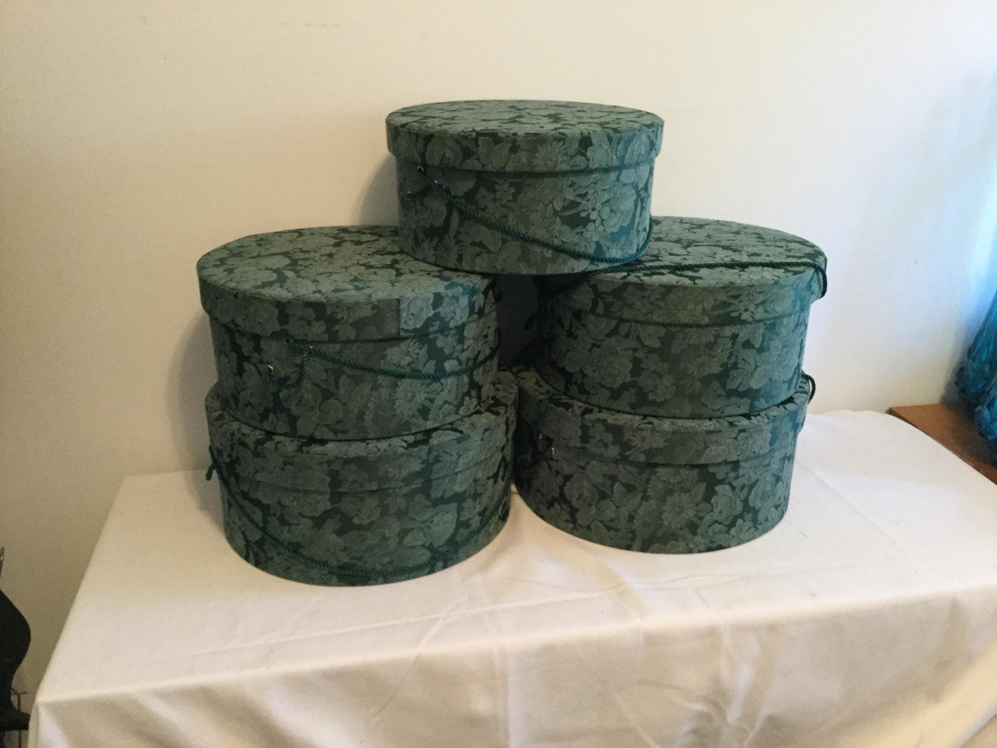 fabric hat boxes