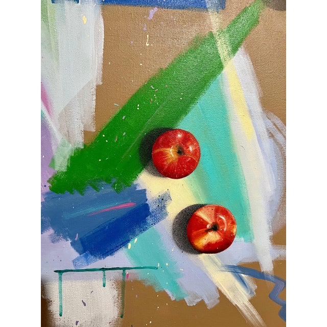 Pat Rosenstein, Large Trompe L'oeil Hyperrealism Painting Abstract Surrealist Photo Realist Art, 1987 For Sale - Image 10 of 13