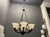 1960s Large Vintage Bronze Murano Glass Chandelier, 1960s For Sale - Image 5 of 13