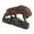 An impressive sculpture of Thomas François Cartier (1879-1943), of a lioness, roaring. The sculpture is made of bronze...