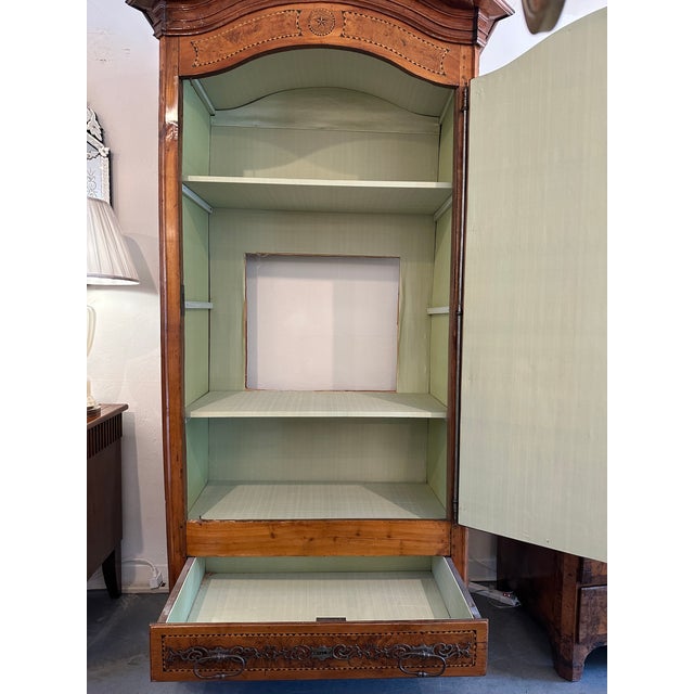 18th Century Louis XV Walnut Armoire For Sale - Image 12 of 12