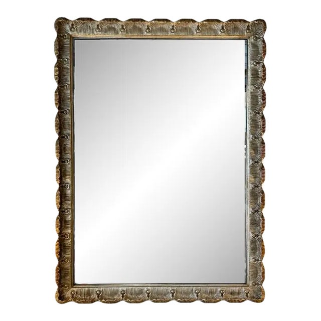 1940s Serge Roche Style Large Wall Mirror From the Greenbrier Hotel in White Sulphur Springs, West Virginia For Sale