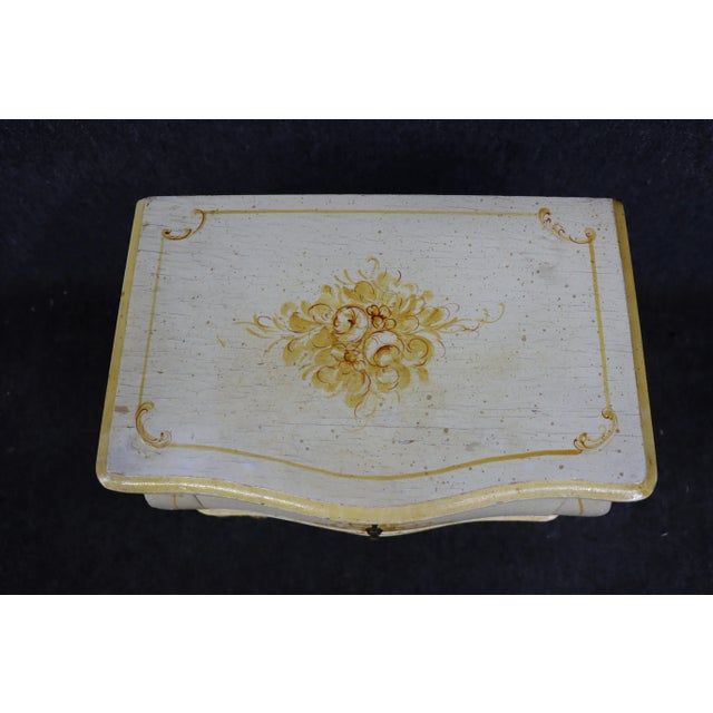 Italian Florentine Bombay Style Nightstand For Sale - Image 3 of 8