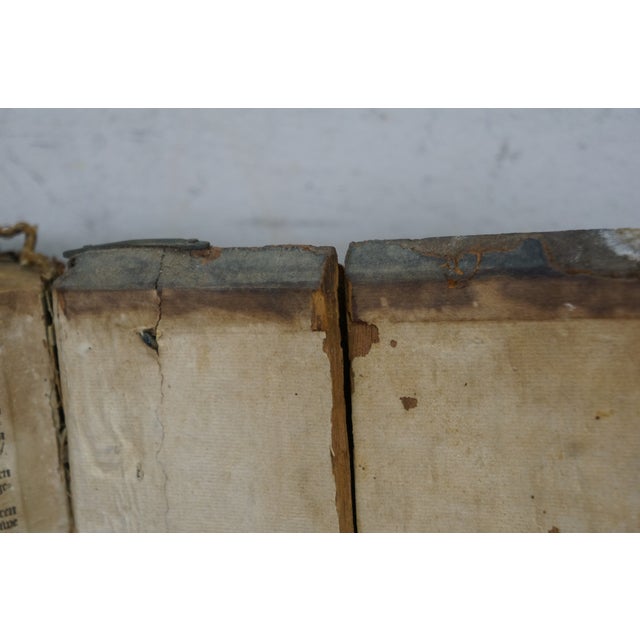 Animal Skin Rare Antique 18th Century Dutch Leatherbound Family Bible Old & New Testament For Sale - Image 7 of 14