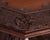 Anglo Indian Intricately Carved Teak Folding Campaign Table Octagon Top For Sale - Image 15 of 17